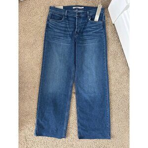 Hudson Womens Rose High-Rise Wide-Leg Jeans, new with tags